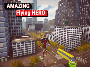 Play amazing flying hero free game