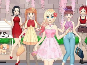 Play anime girls fashion makeup free game