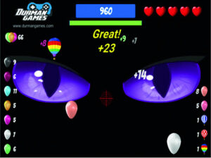 Play ballons shooting creepy free game