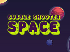 Play bubble shooter space free game
