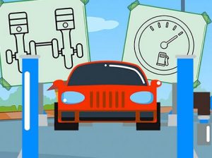 Play car parts coloring book free game