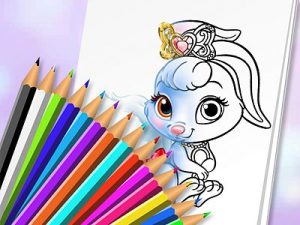 Play cute animals coloring book free game