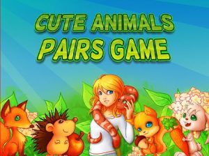 Play cute animals pairs game free game