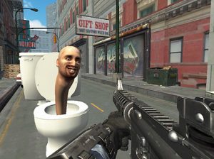 Play dead aim skibidi toilets attack free game
