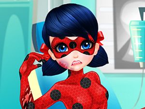 Play dotted girl ambulance for superhero free game