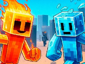 Play fire and water stickman free game