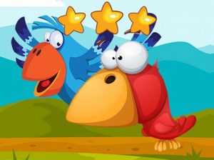 Play fun birds hidden stars free game