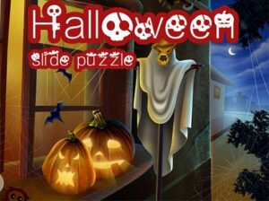Play halloween slide puzzle free game