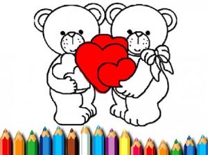 Play happy valentines day coloring free game