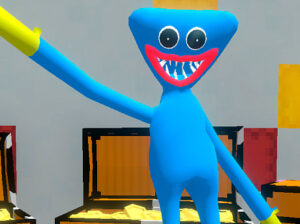 Play huggy survival parkour free game