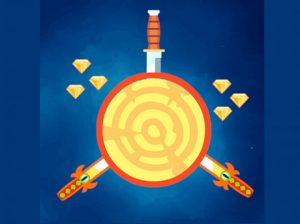 Play knife hitting throw knife hit target free game