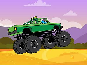 Play monster truck hidden keys free game