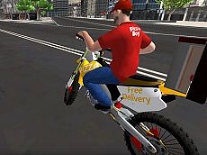 Play motor bike pizza delivery 2020 free game