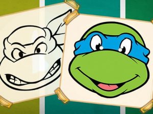 Play ninja turtles coloring book free game