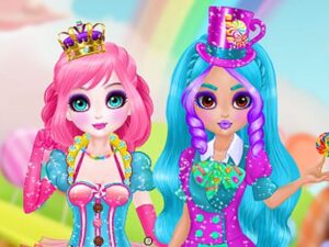 Play princess sweet candy cosplay free game