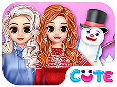 Play princess winter style free game