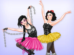 Play princesses rock ballerinas free game