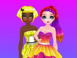 Play princesses trendy social networks free game