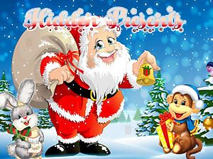 Play santa hidden presents free game