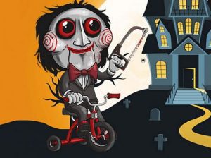 Play scary faces jigsaw free game