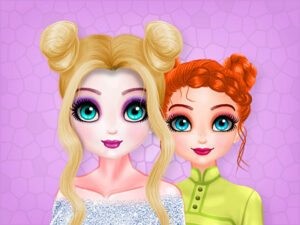 Play stayhome princess makeup lessons free game