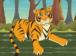 Play tiger jigsaw free game