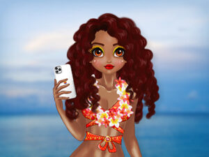 Play tropical and rosehip princesses sew swimwear free game