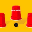 Play three cups game free game