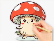 Play coloring book mushroom free game